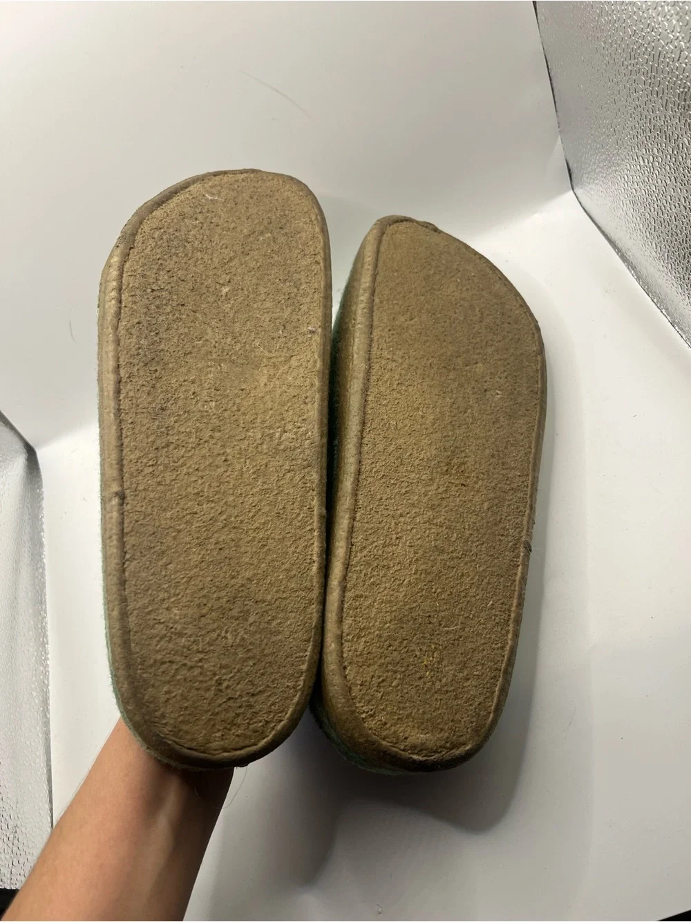 BIRKENSTOCK Zermatt Rivet Split Beryl GREEN Shearling slipper